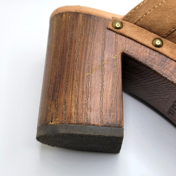 UNIONBAY Brown Suede Clogs with Tassels - Picture 10 of 16